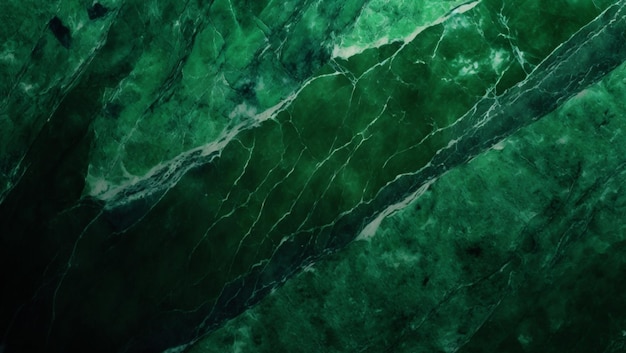 Een groene knikker met een donkergroene achtergrond