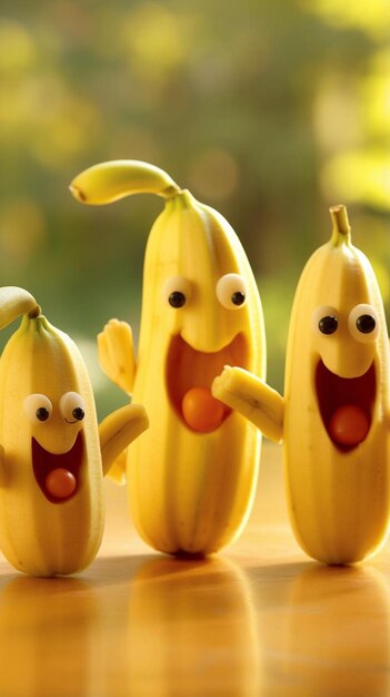 Foto een groep bananen die bestaat uit bananen