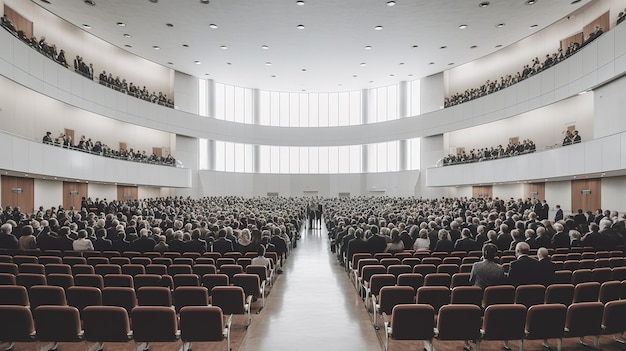 Foto een groep zakenman en zakenvrouw die zaken doet