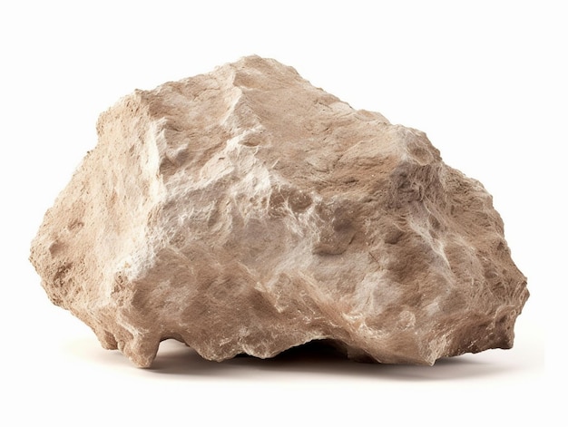 Een grote rots met een witte achtergrond en het woord rock erop.