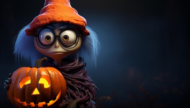 Een Halloween personage als een Pixar personage Epic detail Cinematic