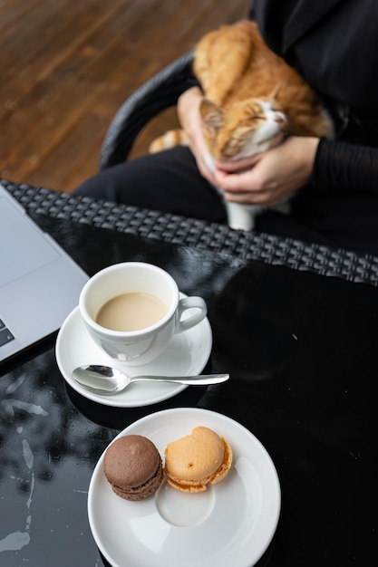 een heerlijk en lekker drankje. koffie