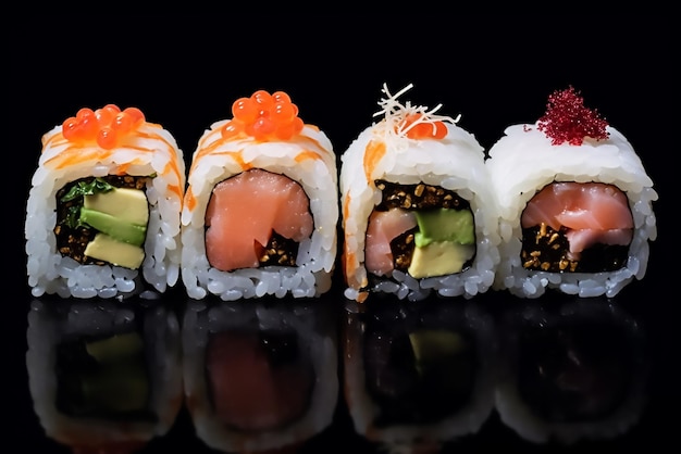 Een heerlijk gerecht van Sushi Roll.