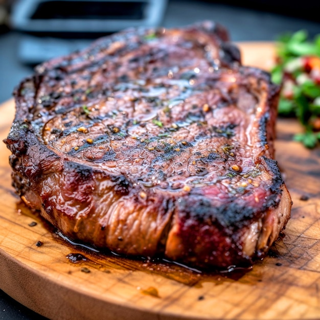 Een heerlijk sissende gerookte steak