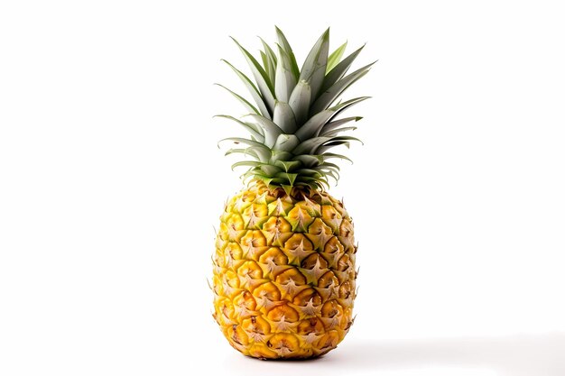 Een heerlijke ananas Zoete reclame banner geïsoleerd op witte achtergrond