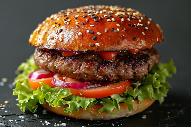 Een heerlijke burger.