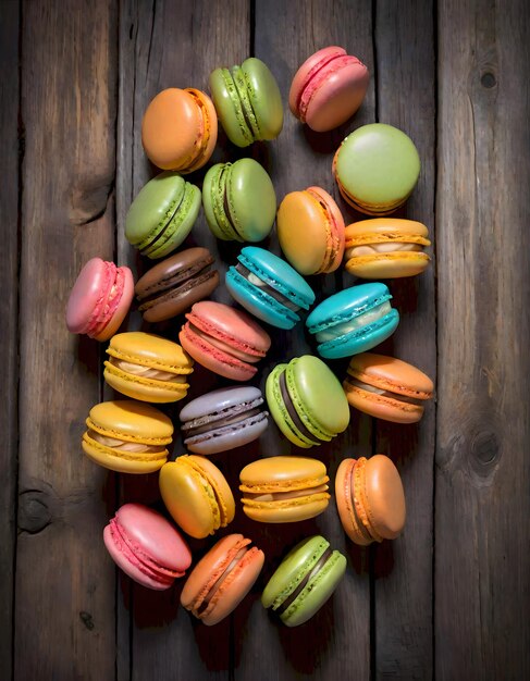 Een heerlijke reeks Franse macarons