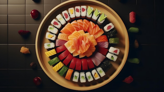 Een heerlijke sushi.