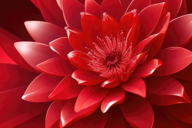 Een hele mooie rode bloem