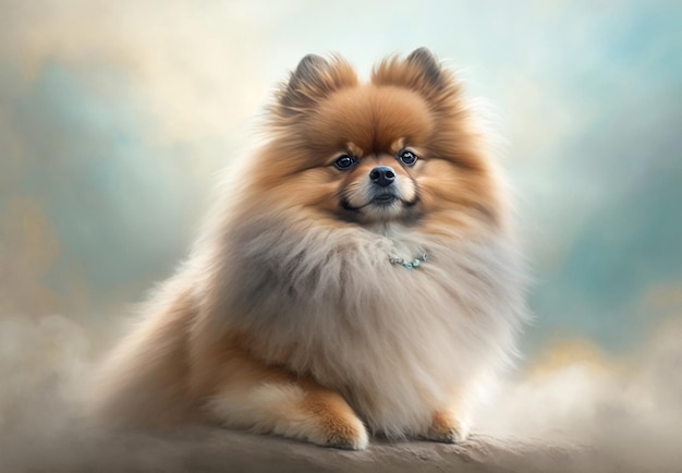 Een hond die spitz heet