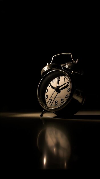 Een hoogwaardige tijdreismachine illustreren met een artistieke interpretatie van een klok