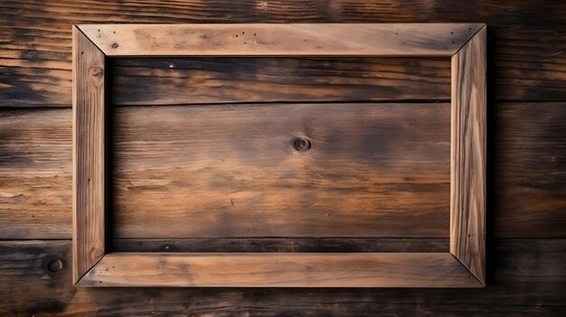 Foto een houten muur met een gat erin waar 'het woord' op staat