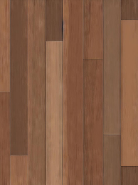 Een houten vloer met een donkerbruine kleur.