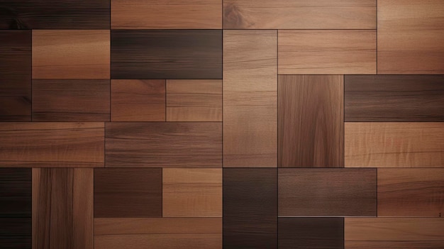 een houten vloer met een vierkant van tegels die zegt hout