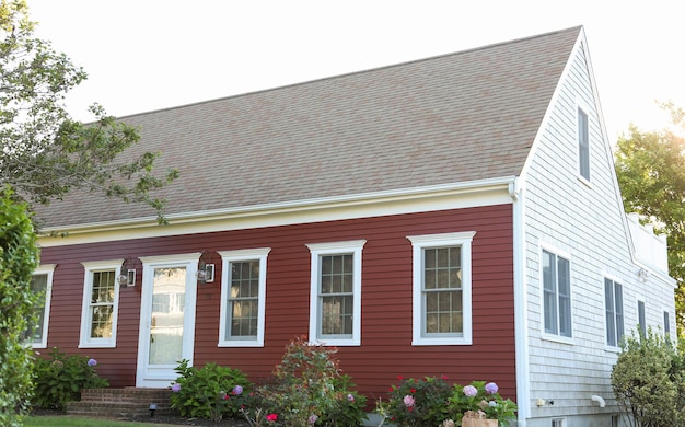 Een huis in een buitenwijk dat symbool staat voor de Amerikaanse droom vertegenwoordigt nu de onrust van de vastgoedmort