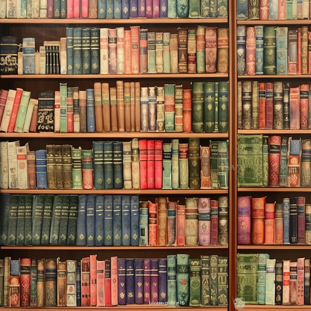 een huisbibliotheekmuur