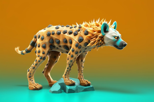 een hyena 3D