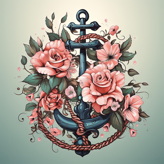 Een illustratie tattoo-ontwerp