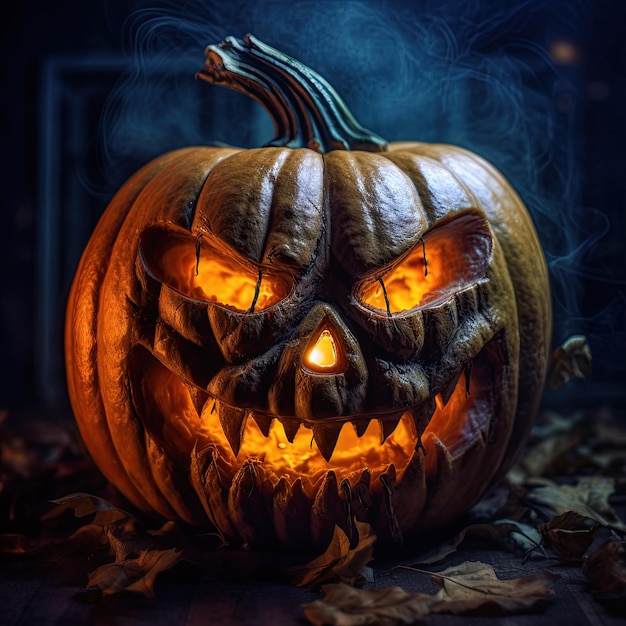 Een illustratie van Halloween AI gegenereerd