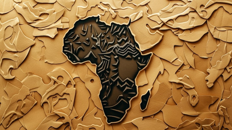 Foto een kaart van de wereld met de woorden wereld onderaan