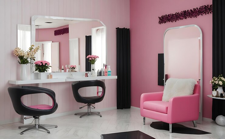 Foto een kamer met een kandelaar en een kandelaar op de achtergrond