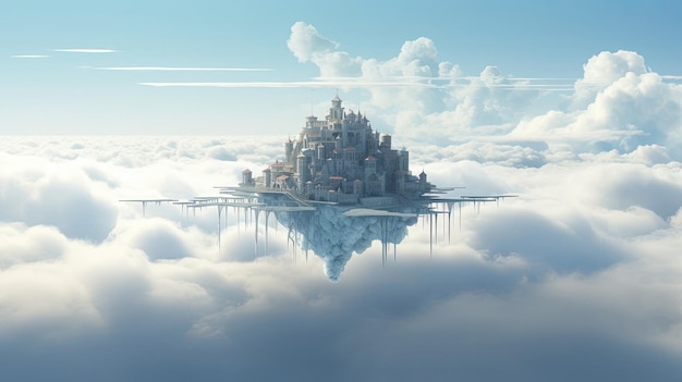 Een kasteel in de wolken
