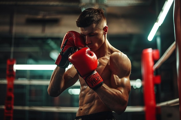 Een kickboxer bewaakt de intensiteitsniveaus met een sma generatieve ai