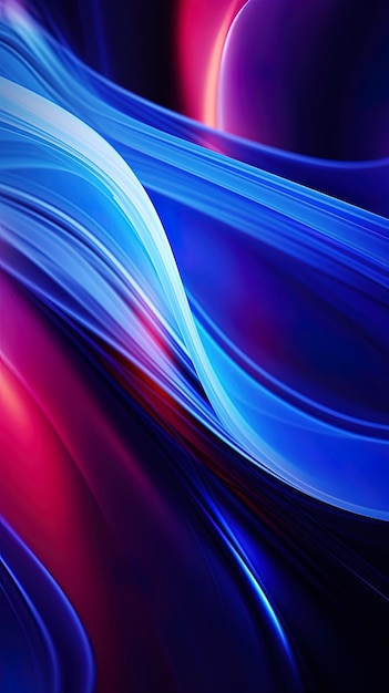 een kleurrijk abstract beeld van een blauwe en rode gekleurde achtergrond