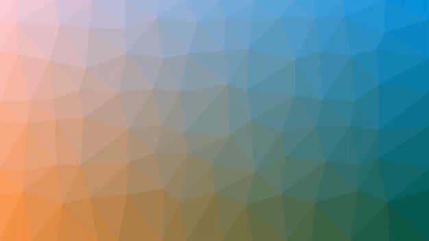 Een kleurrijk, abstract, geometrisch patroon met driehoeken.