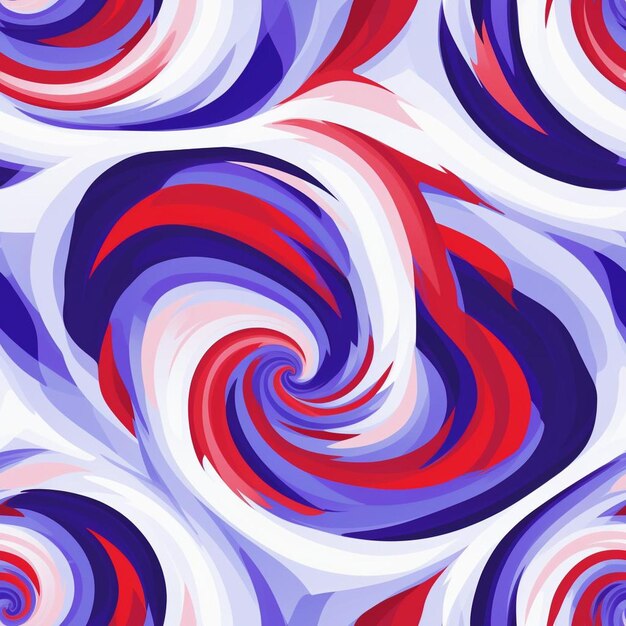 Foto een kleurrijk abstract patroon met de rode, blauwe en paarse golven.