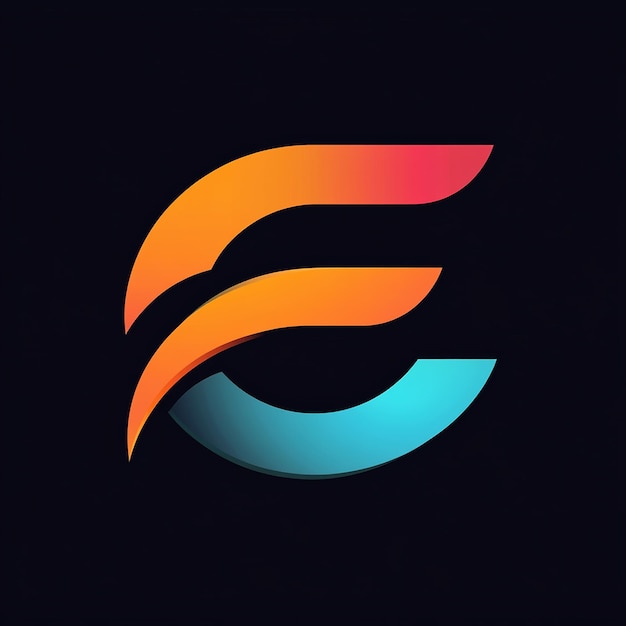 een kleurrijk logo met de letter f erop