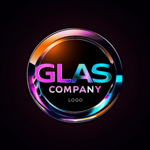 Foto een kleurrijk logo voor g glass company dat zegt gluten bedrijf