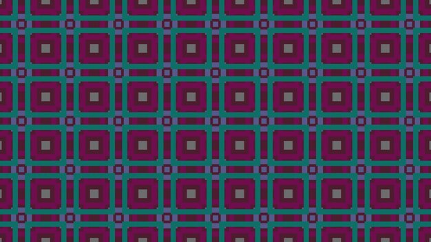 een kleurrijk patroon van vierkanten en vierkanten.