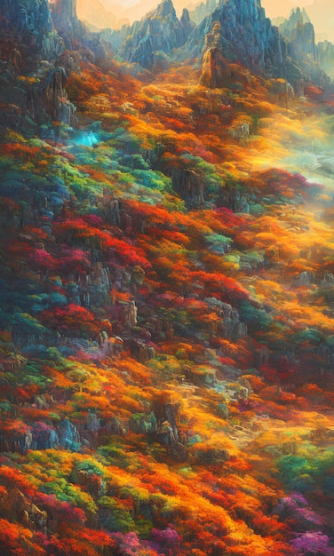 Een kleurrijk wolkenpatroon met de woordwolk in het midden