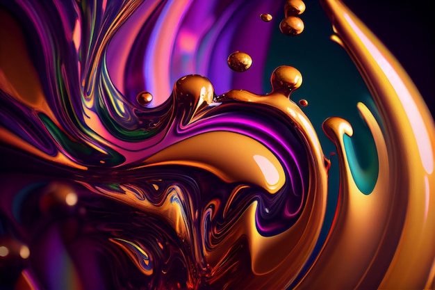 Een kleurrijke abstracte achtergrond met een kleurrijke achtergrond