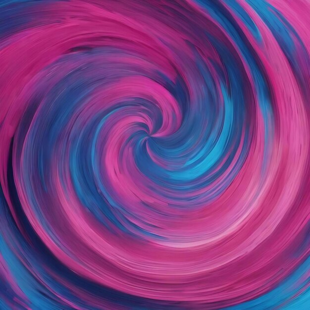 Een kleurrijke abstracte achtergrond met een roze en blauwe wervel