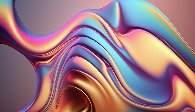 Een kleurrijke abstracte achtergrond met een vloeibare textuur.