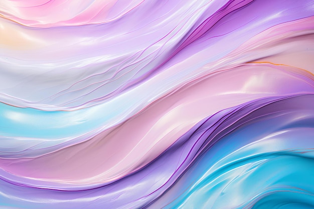 Een kleurrijke abstracte achtergrond met golvende lijnen en blauwe kleuren