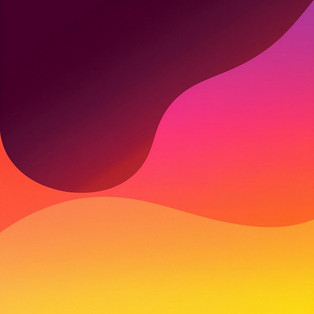 een kleurrijke abstracte schilderij van een gladde roze en oranje kleur