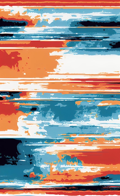 Een kleurrijke achtergrond met een blauwe en oranje achtergrond.