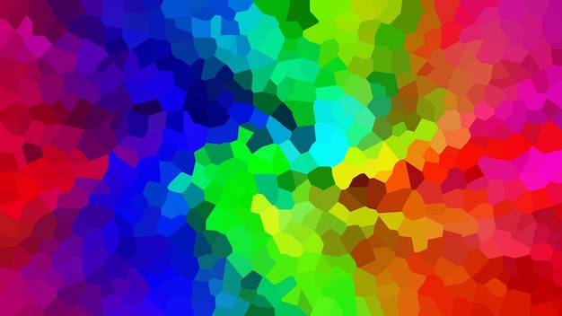 Een kleurrijke achtergrond met een driehoekig patroon.