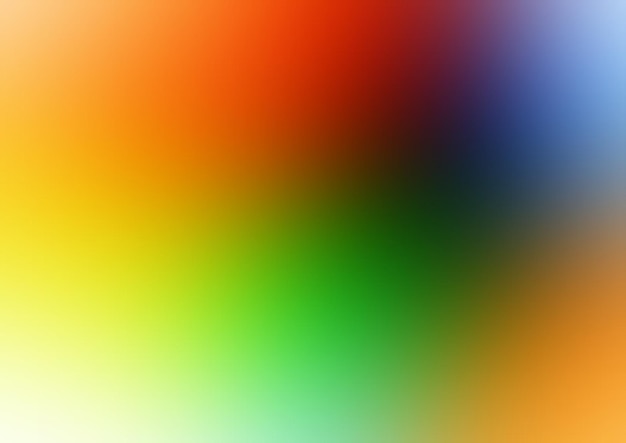 Foto een kleurrijke achtergrond met een regenboog in het midden.