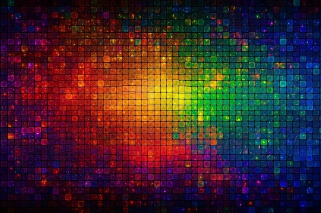 Een kleurrijke achtergrond met een regenboogkleurige achtergrond