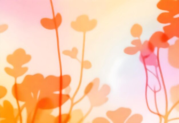 een kleurrijke achtergrond met een roze bloem en een foto van een bloem met harten erin