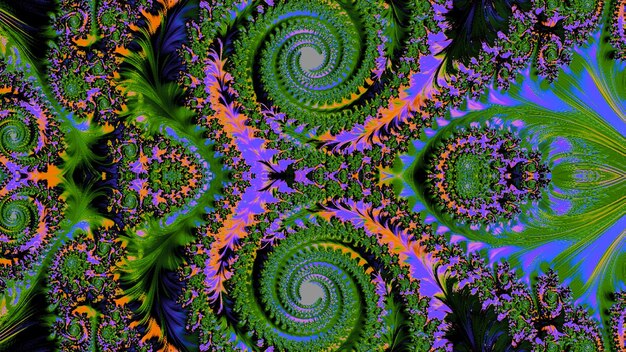 Een kleurrijke achtergrond met een swirly patroon