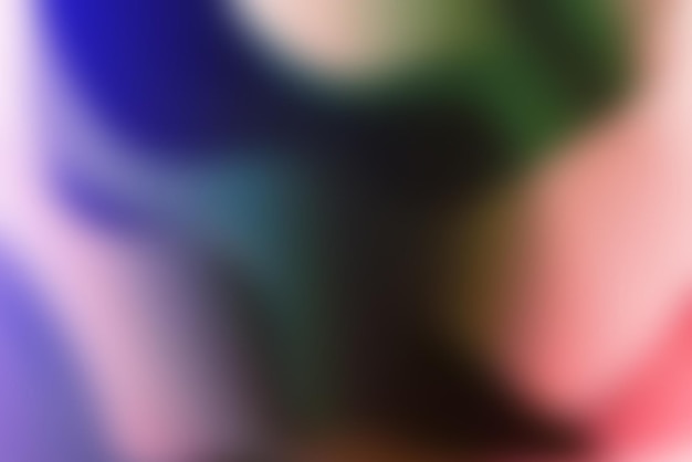 Een kleurrijke achtergrond met een wazig beeld van iemands gezicht.