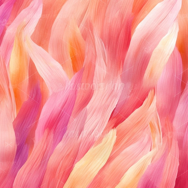 Een kleurrijke achtergrond met roze en oranje wervelingen.
