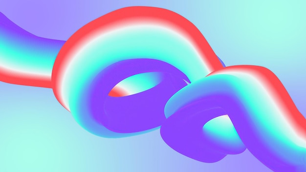 Een kleurrijke afbeelding van twee ringen met het woord o erop.