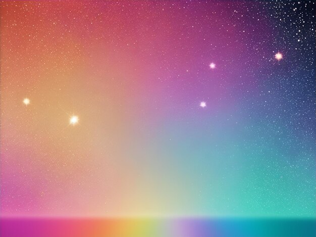 Een kleurrijke glinsterende regenboog achtergrond