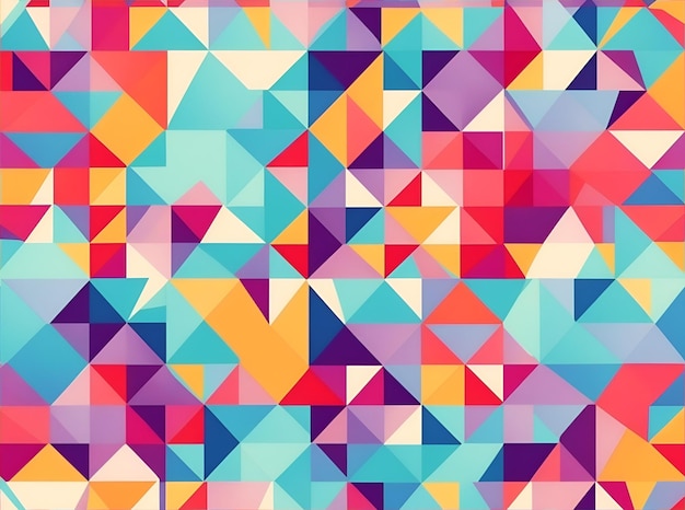 een kleurrijke illustratie van een vierkant met een vierkant in het midden en een vierkant in het midden